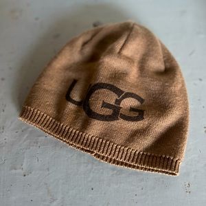 Infant size UGG toboggan. Camel color. Super cute. No pricks or tears.